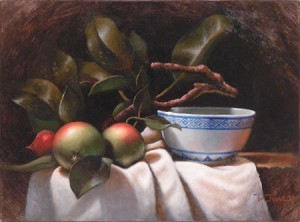 Apples and Rice Bowl 2 by Timothy Jones - http://www.timothyjonesfineart.net